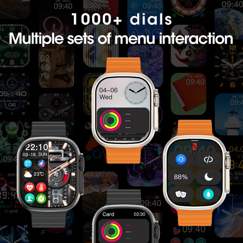 Smartwatch - Ultra 3 AMOLED Screen + Case - 49mm