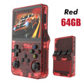 128G R36S Retro Handheld Video Game Console Linux System 3.5 Inch IPS Screen R35s Pro Portable Pocket Video Player 64GB Games