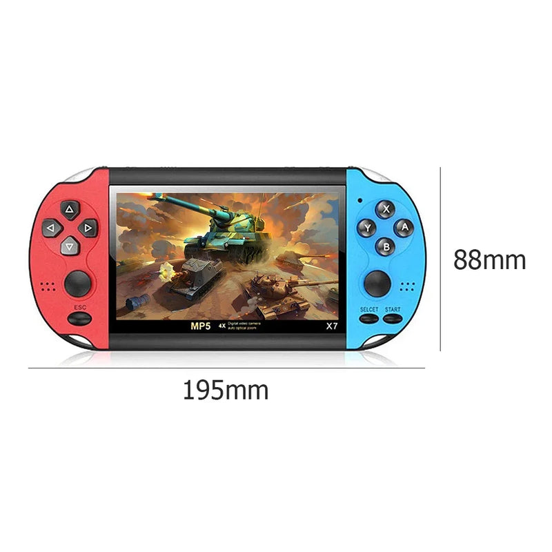 X80 Retro Handheld Console with 20000+ Classic Games – 7.0 Inch TFT Screen, Portable Pocket Video Game Player, HD TV Output