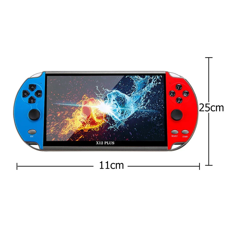 X80 Retro Handheld Console with 20000+ Classic Games – 7.0 Inch TFT Screen, Portable Pocket Video Game Player, HD TV Output