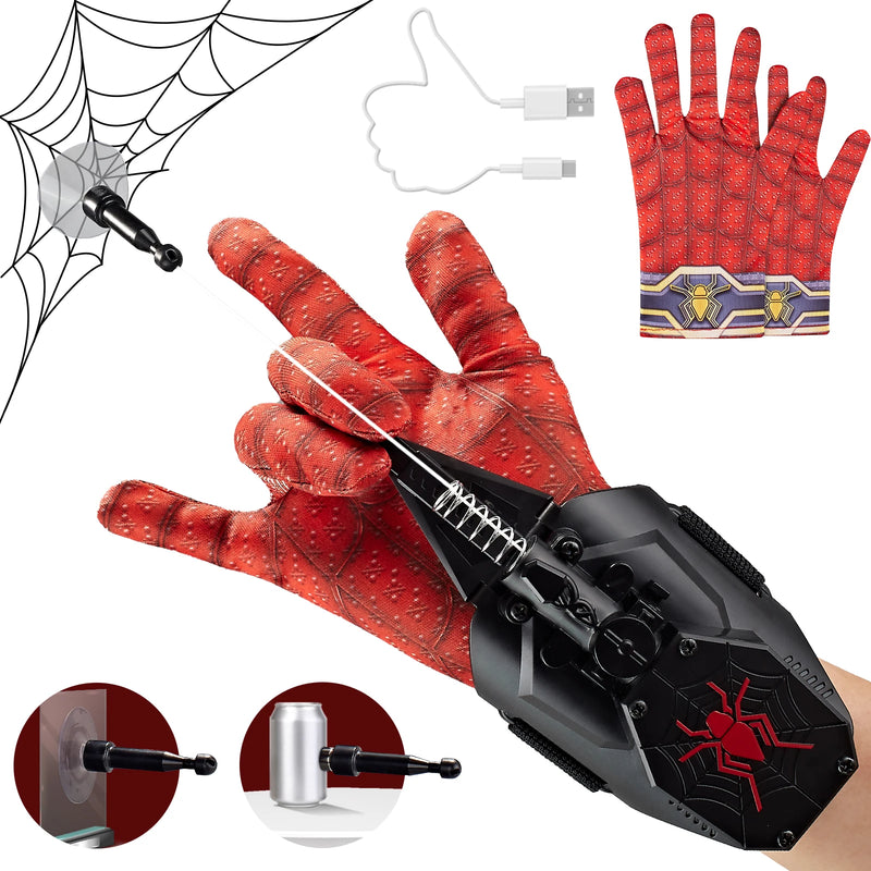 Toys - Unleash Your Superpowers with the Electric Web Shooter Gloves!