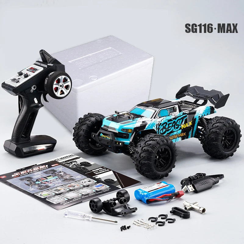 Toys - ZLL SG116 MAX 1:16 4WD RC Drift Car – High Speed (40/80 km/h) with LED Headlights