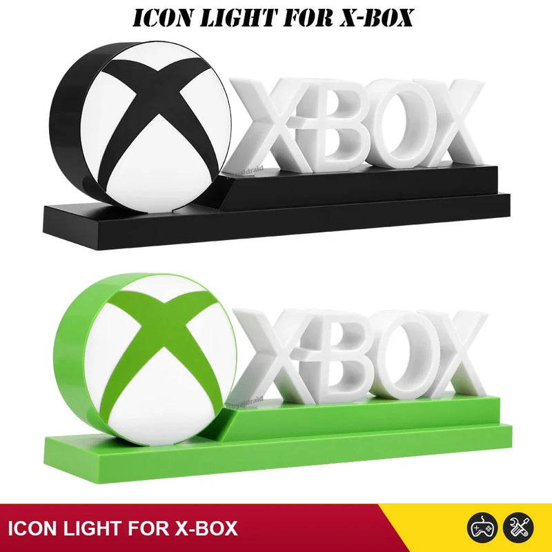 NEW Game Icon Light Lamp for X-BOX – Voice Control Decorative LED Desktop Lamp, Music Atmosphere Night Light